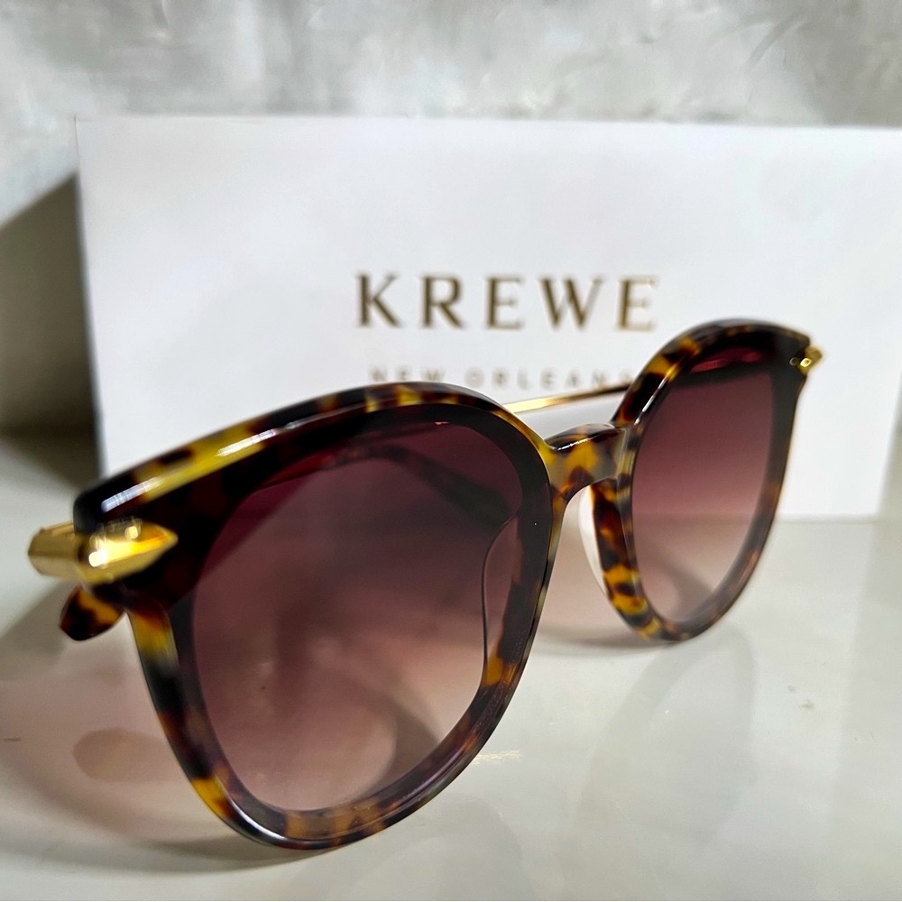 KREWE Tortoise Shell Sunglasses